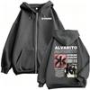 Omakase Alvaro Diaz Tour Bluzy Rozpinane z Kapturem Męskie Damskie Codzienne Oversize Kurtki Bluzy Swetry