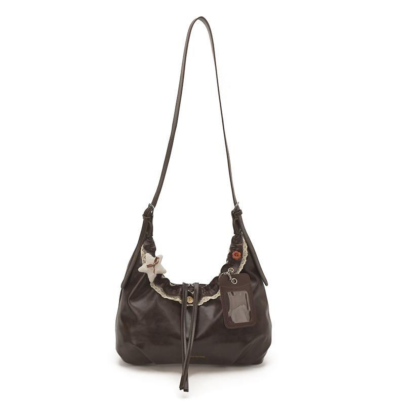 

Women s Bag Large Capacity PU Underarm Shoulder Bag кавовий