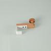 Door Back Hanging Holder Kitchen Cabinet Hook Towels Clothes Coat Bathroom Accesories Storage Hanger Iron Wooden Rack Organizer