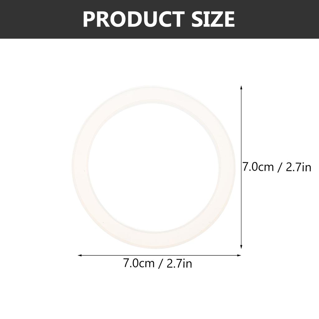 20 Pcs Canning Silicone Rings Gaskets for Glass Storage Jars Canister Airtight Seals Household Sealing Food Replacement