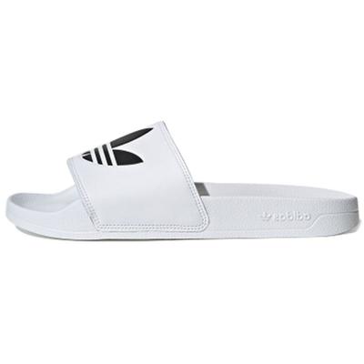 Adidasi Adilette Lite Slides Trefoil Logo - Cloud White Pantofi unisex Core-Negru FU8297