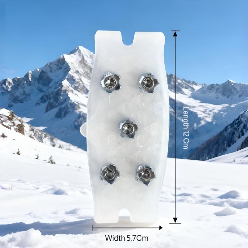 1/3/5 Çift Dış Mekan Kar Yürüyüşü Kramponları Dağcılık Kramponları 5 Dişli Kramponlar Buz Tutucular Çekiş Kar Tutucular Kaymaz