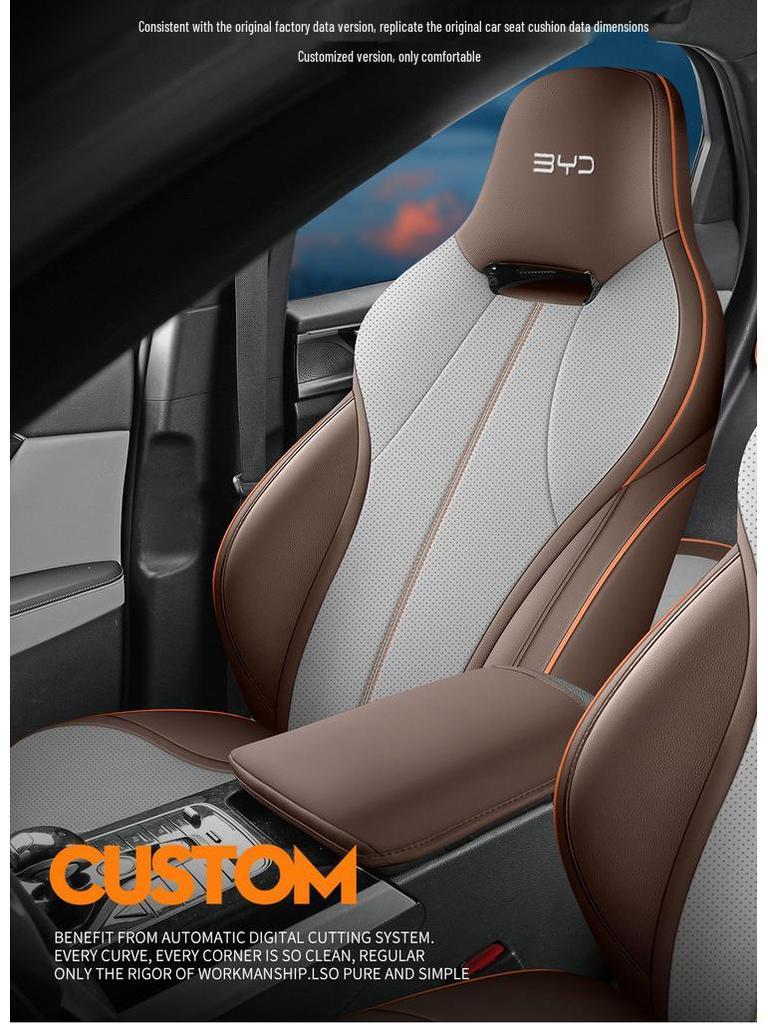 BYD Destroyer 05 Five-Seater Full Leather Car Seat Cushion - Universal All-Season Fit