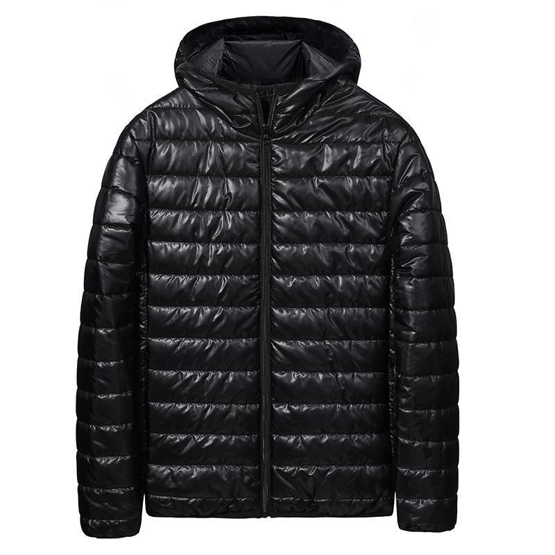 Men's Lightweight Hooded Down Jacket - 2026 Autumn/Winter Fashionable Warm Short Coat