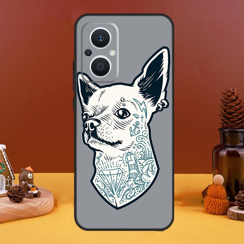 

Cartoon Chihuahua Dog Case For OPPO Reno 10 Pro 11 F 4 6 7 8 5 Lite 4Z 5Z 8T OPPO Find X6 Pro X5 X2 X3 Lite Cover OPPO Reno11 Pro