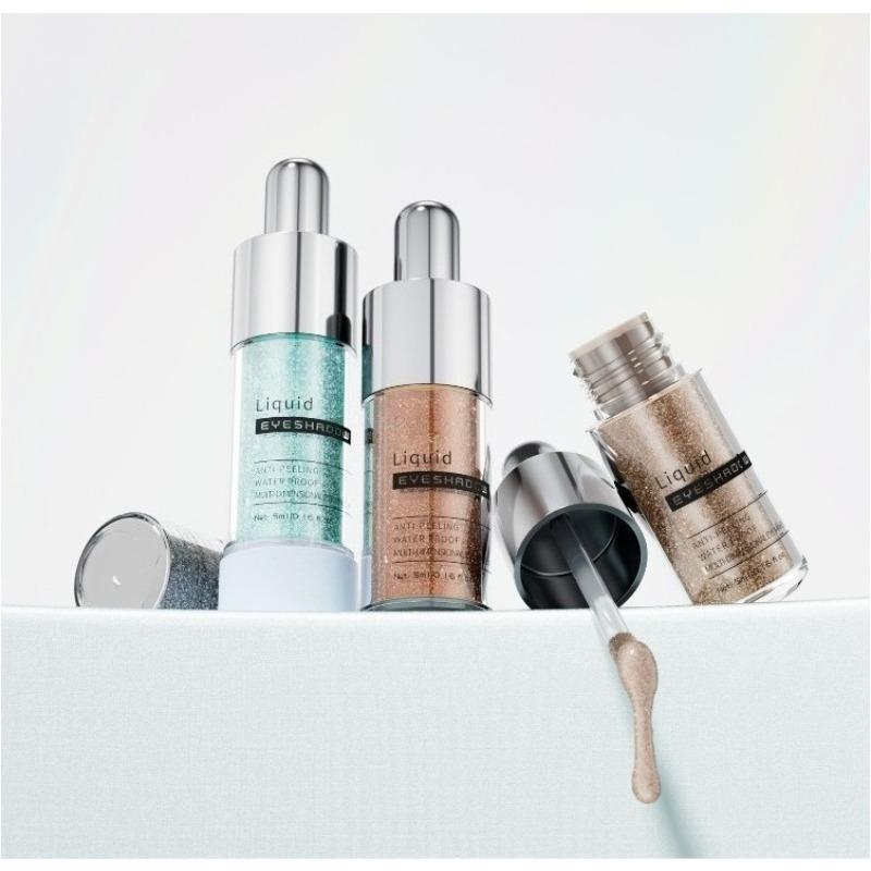 Lidschatten Flüssig Hochglänzend Mehrfarbig Perlglänzend Flüssige Farbe Lidschatten Bunter Flüssiger Lidschatten Flüssig Cross Border Make-up Großhandel