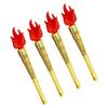 4Pcs Artificial Torch Props Handheld Portable Lightweight Fun Cheering Cosplay Photo Props Stage Performance Party Supplies