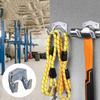 Duty Organizer Rack Garage Storage Hooks Shed Tool Tidy Hanger Wall Mounted Holder Hanging Bracket