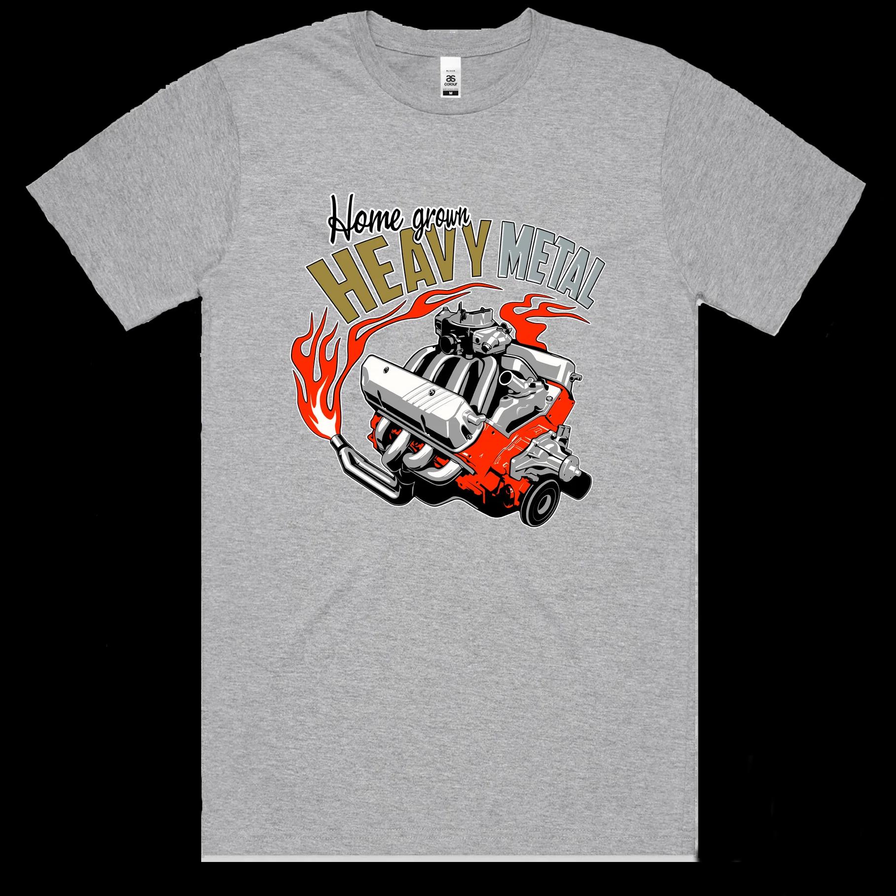 Heavy Metal  Australian Holden V8 Engine TShirt 100 Cotton ONeck Short Sleeve Summer Casual Mens Tshirt S