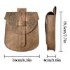 Vintage Medieval Leather Belt Bag Wiast Coin Medieval Waist Pouches Phone Bag Medieval Costume Accessory for Men Women