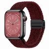 Geflochtenes Solo Loop-Armband aus Nylon für Apple Watch Band Ultra2 49 mm 9 8 7 41 mm Metall-Magnetarmband 45 mm 6 5 4 SE 44 mm verstellbarer elastischer iWatch-Gurt