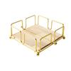 Square Design Paper Napkin Organizer with Wooden Base Tissue Organizer Napkin Holder  Dining Room