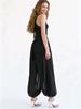 Europäische & Amerikanische Damen Chiffon Laternenhose - Frühling/Herbst 2025, Dunkel Locker, Schlankmachend, Lässige Jogginghose