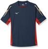 Slim Fit Soccer Field Size Dress XL Men's Shirt, P2MA8300, 14, Navy/Chinese Red,