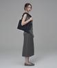 Kimimi Big Frill Dot Medium Shoulder Bag Deep Navy