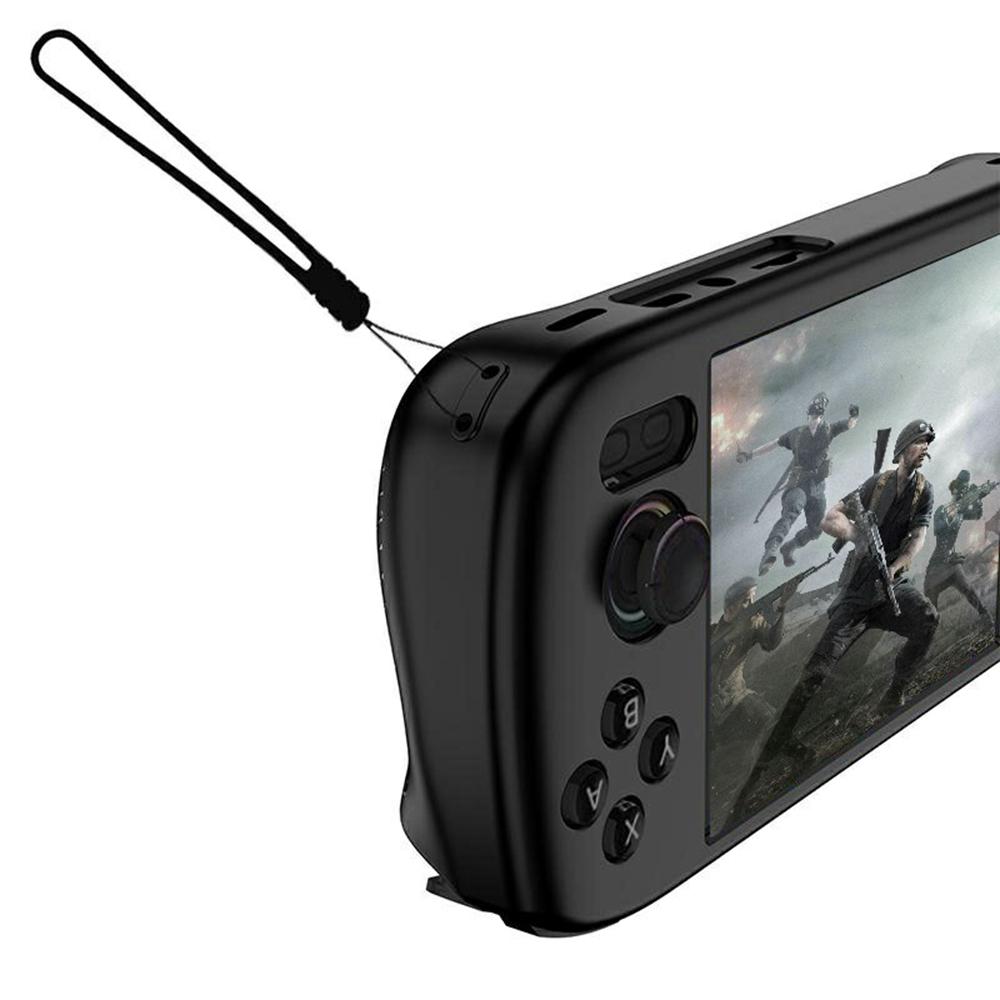 For AANBERNIC RG 406H Silicone Protective Case Handheld Game Console Shockproof Cover with Hand Strap