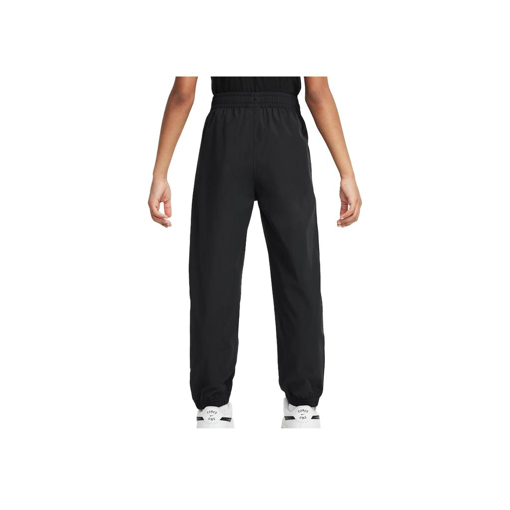 Nike Swoosh Comfortable Versatile Fashion Trendy Pants Kids bottoms Black IM4481-010