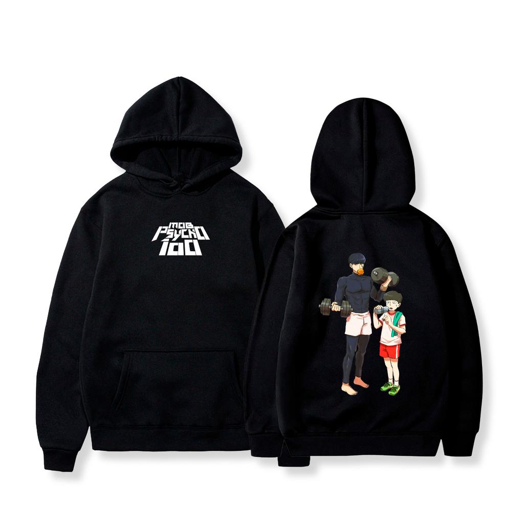 Shigeo Kageyama Mob Psycho 100 Hoodie Men Women Fleece Warm Sweatshirts Vintage Oversized Streetwear Y2k Pullover Tracksuit Female Male Clothing