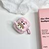 Cute 3d Girl Rabbit Cartoon Bunny Bow Pink Imd Non -Slip Earphone Case For Apple Airpods 1 2 Pro 3 2nd Wireless Bluetooth Box