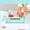 Wooden Kids Barbecue Grill Playset With Interactive Kitchen Toy For Family Fun