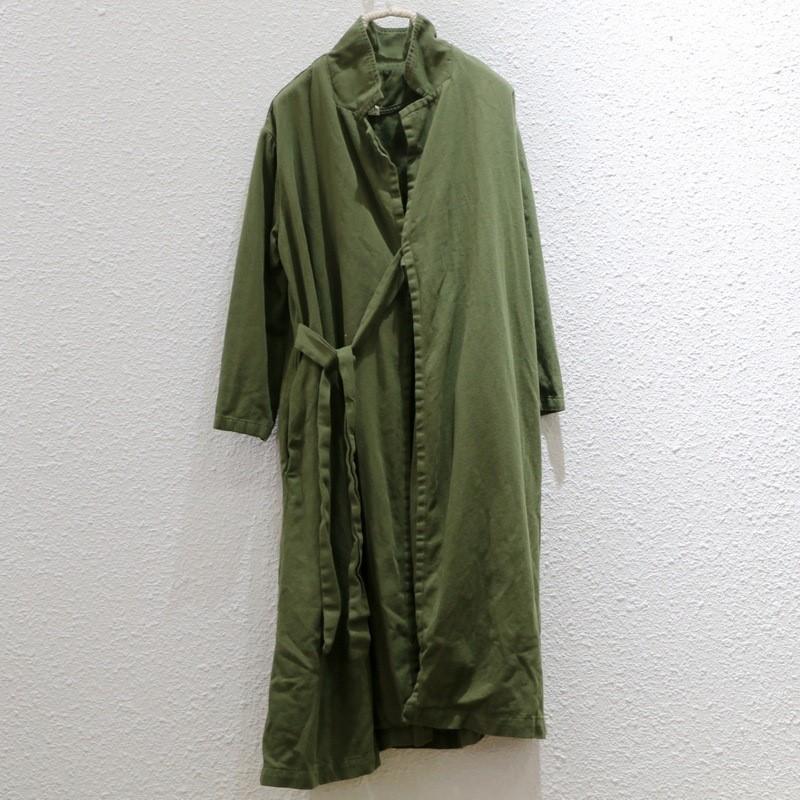 Johnature Dámské kabáty s bandáží v čínském stylu, jarní sedmirukávové stojáčkové vintage volné kabáty