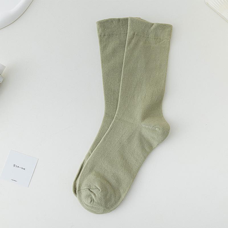 Kompressionssocken Mittellange Socken Trend Knochenlose Socken Weiße Strümpfe Stapelsocken Schwarze Strümpfe Einfach