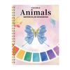 Watercolor Workbook for Beginners Step-by-Step Painting Guide Animal Flower Illustrations Paper Coloring Book for Learning Techniques