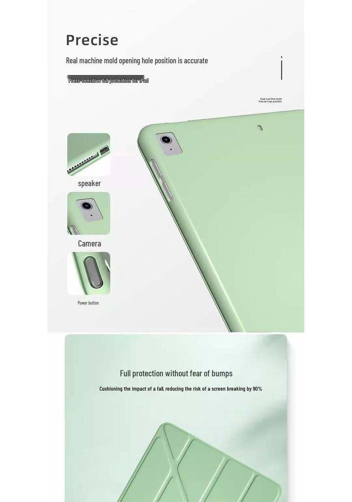 Protective Case: Compatible with Apple iPad 10/11 Gen, 9.7, Air 4/5, 7/8/9 Gen, Pro 12.9; Drop-Proof Soft Shell