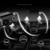 Solar-Powered Car Cooling Fan with Digital Display Portable Air Circulation Exhaust Fan for Vehicle Interior
