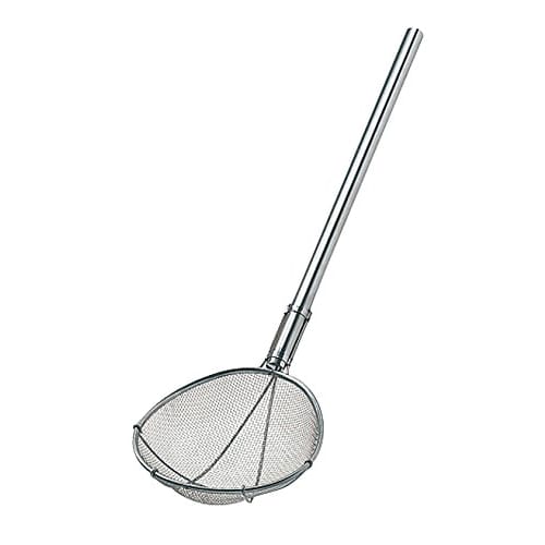 TS 18-8 Pipe Handle Suino-Type School Lunch Scoop, Short Handle, 40 Mesh