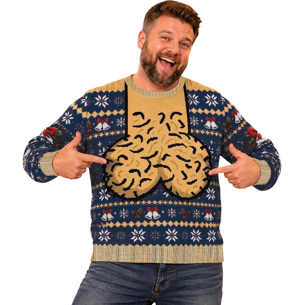 Men's Long Sleeve Crewneck T-Shirt, Casual Basic Tee Top for Everyday Wear and Outings