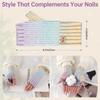 MCTi Winter Gloves Women, Warm Knitted Fingerless Mittens