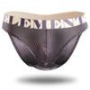 Men Double Thong Panties Sexy Solid Brief Thong Breathable Underpants