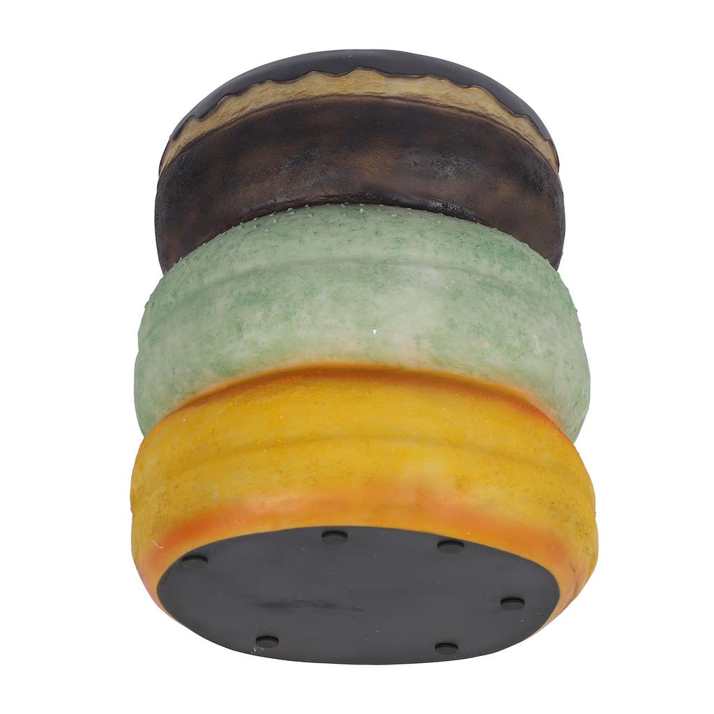 Scaun alimentar simulat, drăguț, în formă de gogoașă, rășină moale, confortabil, pentru schimbarea pantofilor alimentari, pentru hol