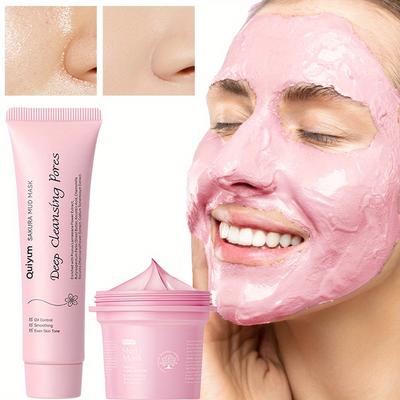 30g Cherry Blossom Mud Moisturizing and Moisturizing Gentle Gentle Skin Not Dry Apply Mask