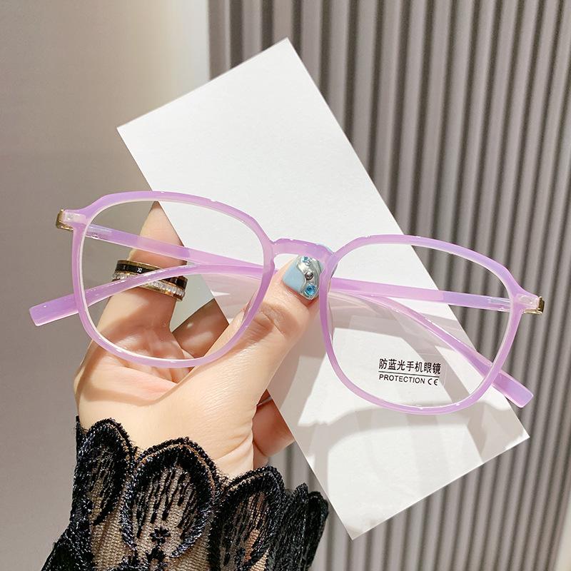 Anti Blue Light Presbyopia Glasses Ultra Light Full Frame Reading Glasses for Eye Protection