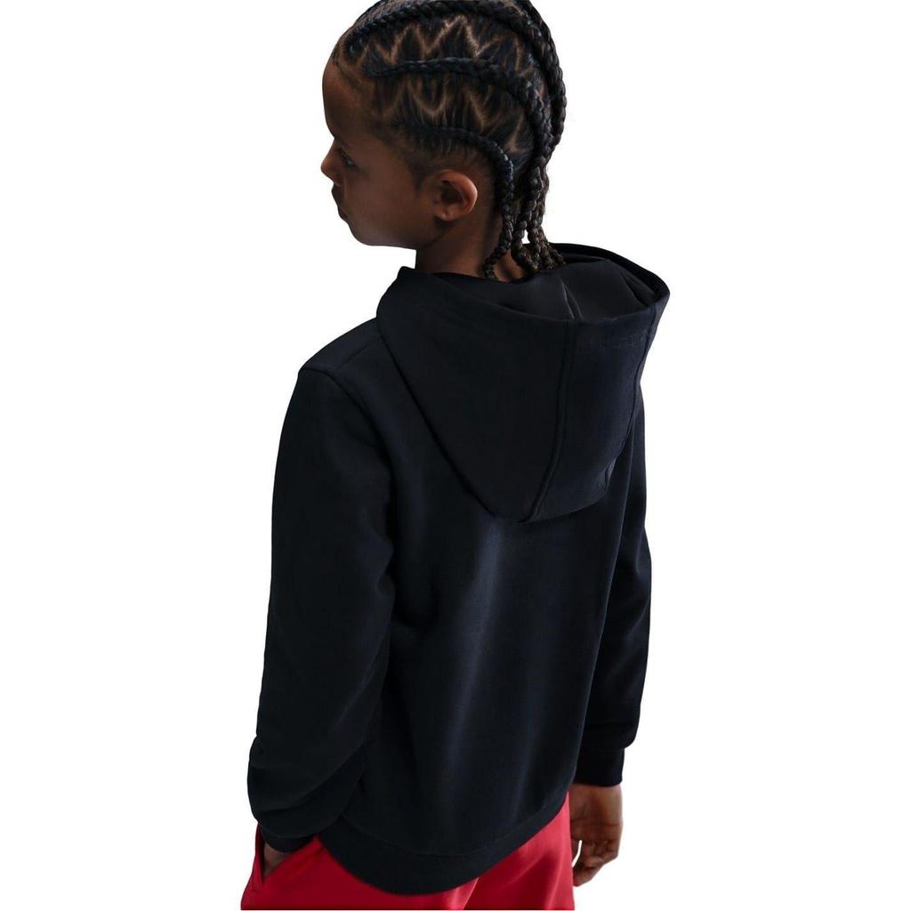 Nike Childrens/Kids Text Logo Pullover Hoodie