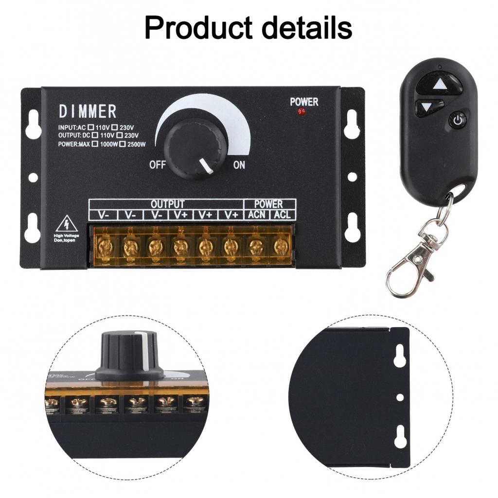 Compatible With Amplifiers 220V Dimmer Single Color Light