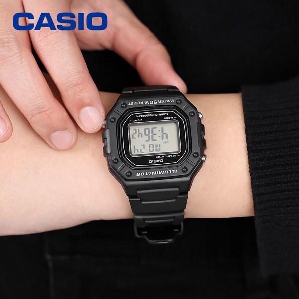 Универмаг AS в наличии Casio basic square электронные часы W-218 цифровые — фото 4