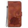 For Xiaomi Redmi Note 13 4G Wallet Case Lotus Pattern Leather Protective Phone Cover