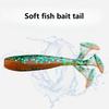 55/60pcs Box Mini Fishing Bait Set Soft Worm Silicone Lure Set with Jig Head Hook  for Fishing Carp and Perch Perfect Tackle Kit