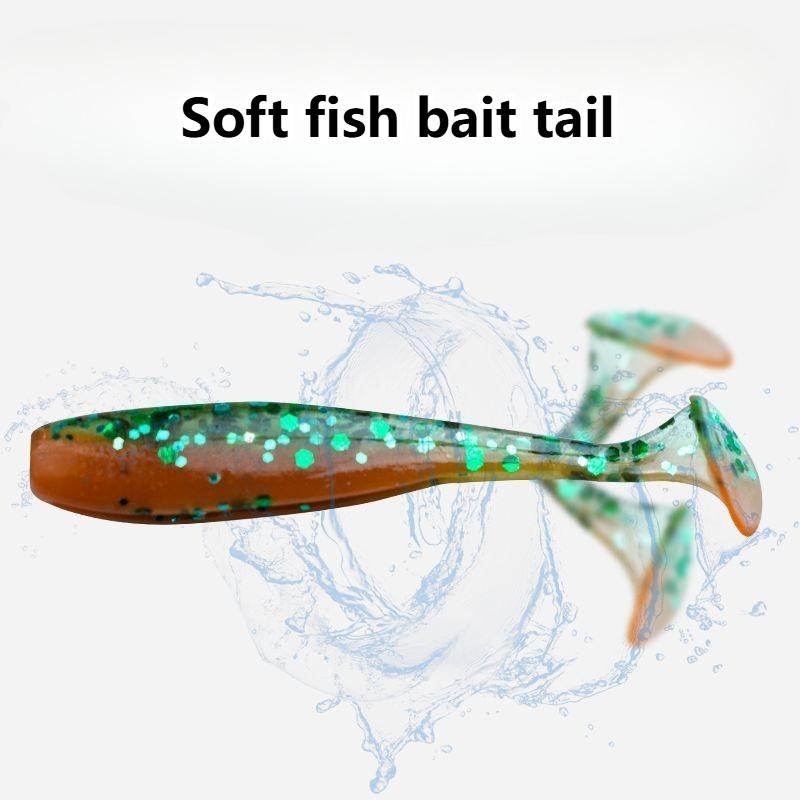 55/60pcs Box Mini Fishing Bait Set Soft Worm Silicone Lure Set with Jig Head Hook  for Fishing Carp and Perch Perfect Tackle Kit