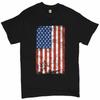 Distressed Grunge American Flag Tshirt Vintage 4th Of July Usa Unisexs Tee