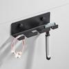 Under Skrivebord Kabelhåndtering Selvklebende Ledningsholder Klemmer Organiser Stikkontakt Ledning Fiksert Oppbevaring Strømskinneholder Hushjelp Vegg