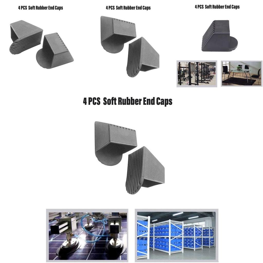 Hochwertige Kunststoff-Fußkappen für Sportgeräte und medizinische Möbel Halten Ihre Böden kratzfrei Set mit 4 Stück