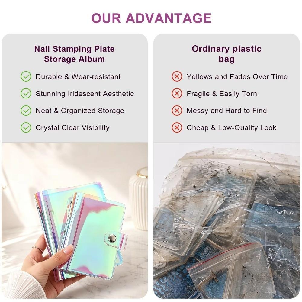 Colorful Card Storage Case Soft Cover Dustproof Organizer For Square Round Plates