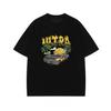 2025 Summer New Style American Retro Printed Cotton T-shirt Loose and Casual Short-sleeved Men's and Women's Tops