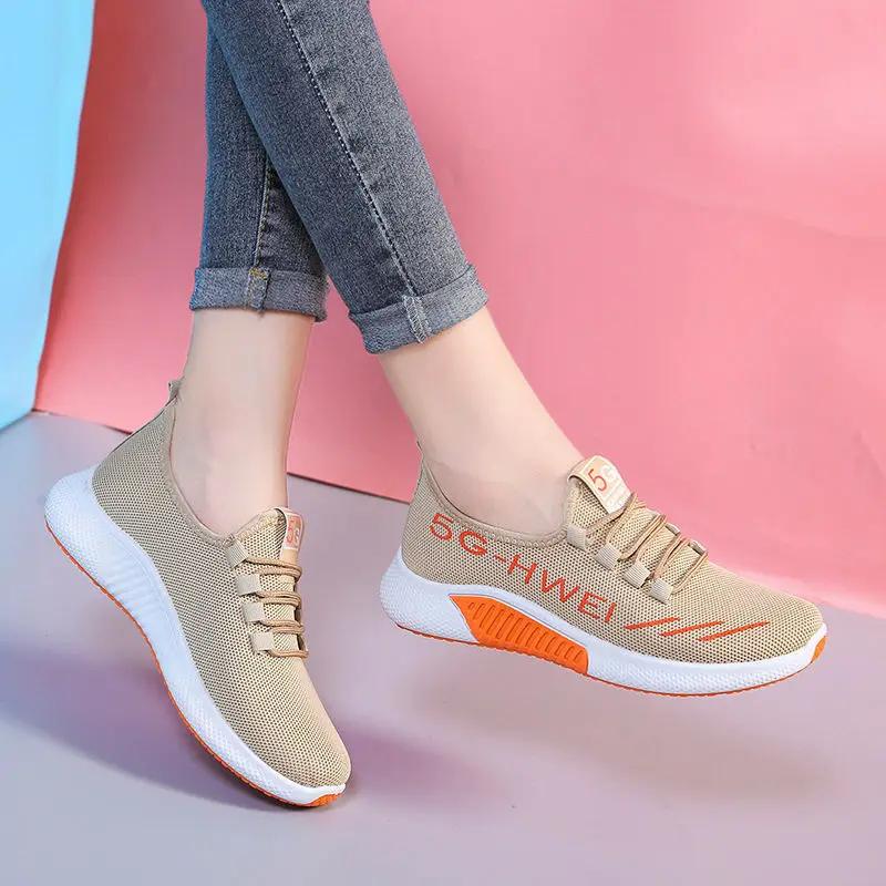 Flat Comfortable Sneakers Female Lightweight Shoes Slip-on Super Light Casual Woman Vulcanize Shoes Women Cloth