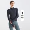 Cardigan Corto da Donna a Manica Lunga con Collo Alto e Vestibilità Slim - Perfetto per Yoga Autunnale, Corsa e Fitness