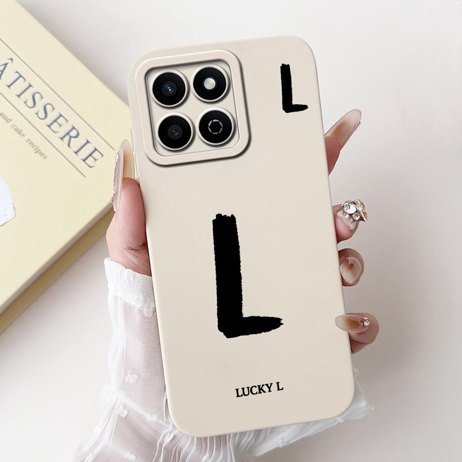 For Honor X7C Case ALT-LX2 Cute Lucky Letters Cover Shockproof Soft TPU Phone Case For Honor 200 Smart HonorX7C Back Cover Coque